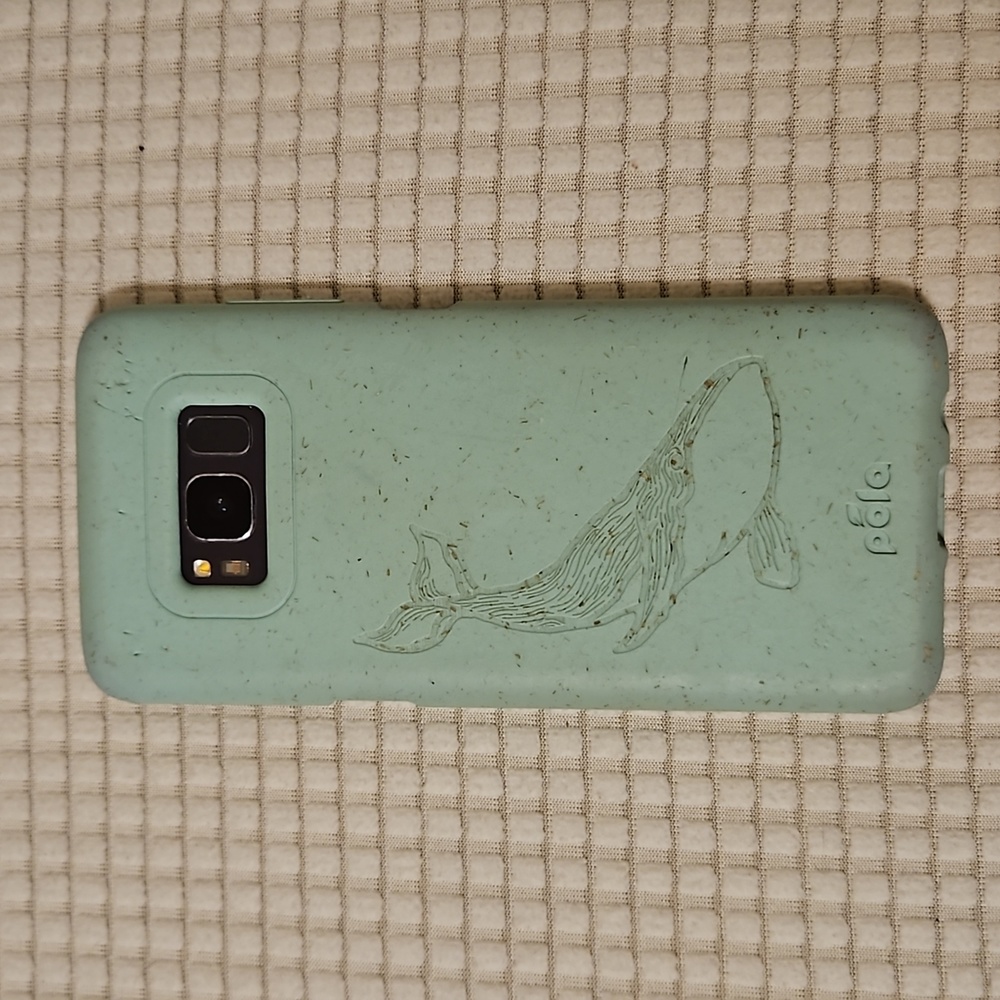 Turquoise Whale Pela S8 Eco-friendly Case